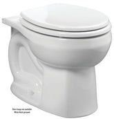 American Standard Colony 3251D.101.021 Flushometer Toilet Bowl, Round, 12 in Rough-In, Vitreous China, Bone, 15 in H Rim